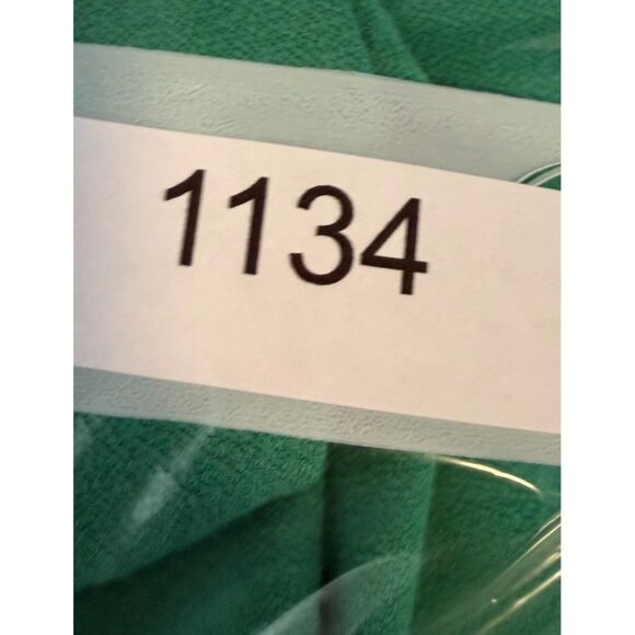 Aiko Green Sleeveless Sheath Dress Women’s Size Small Mesh Work Career Cocktail - Picture 14 of 14